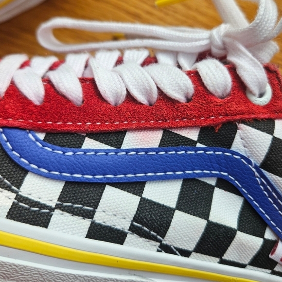 Vans Old Skool Brighton Zeuner Men's Skateboarding Shoe Red/Checker/Blue… - Picture 12 of 12